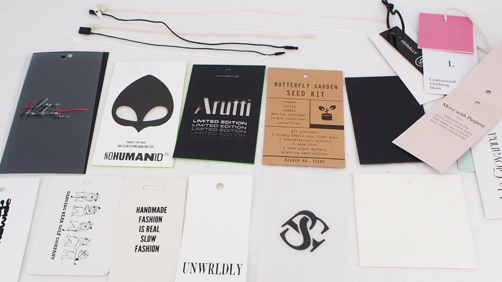 Luxury Fashional Paper Hang Tag,Garment Accessories Apparel Label Hang