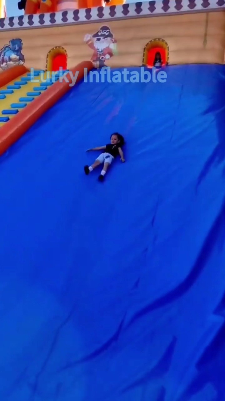 Heavy Duty Inflatable Water Slide Commercial Obstacle Course Inflatable