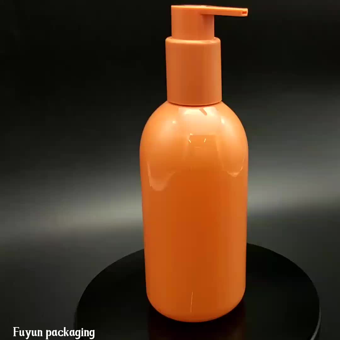 Fuyun Empty Pet Plastic Cosmetic Containers Shampoo Bottle 300ml Buy Shampoo Bottle 300ml,Pet
