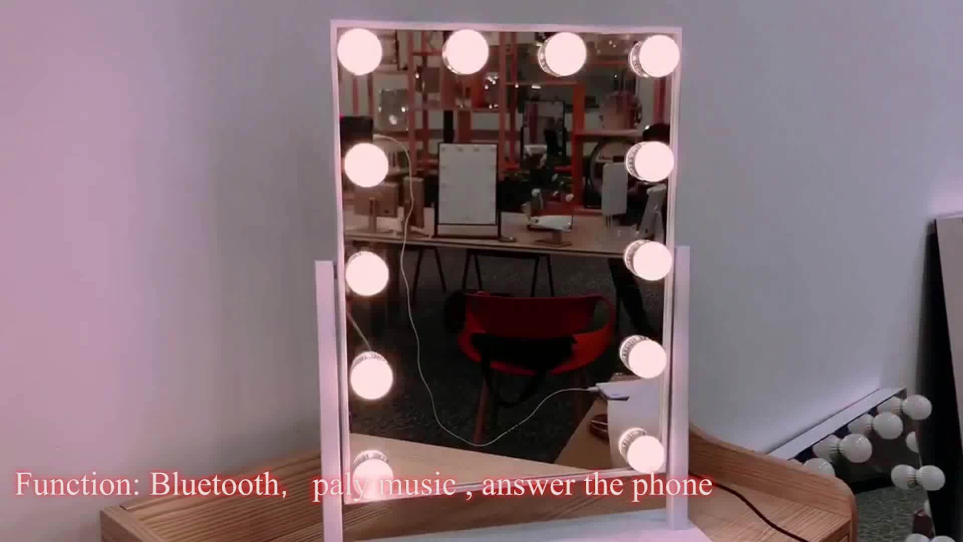 12 Led Bulbs Hot Sale Holly Wood Vanity Style Mirror Light Makeup Cosmetic Mirrors Buy Vanity