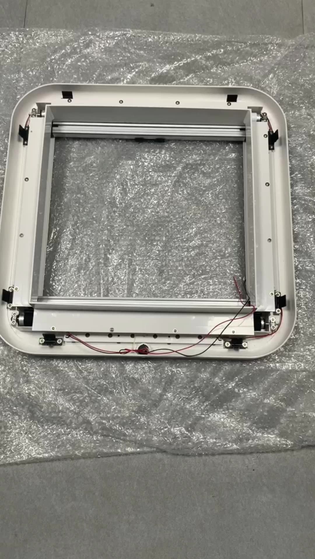 500*500mm Rv Skylight,Roof Vent For Rv/trailers/campers,Double Glazed
