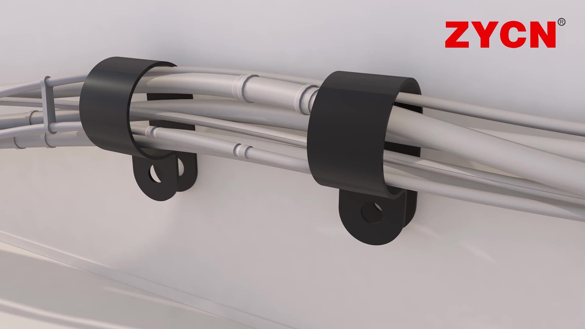 100 Pièces R-clips En Nylon Blanc 635 Mm De Retenue Réutilisable Pour