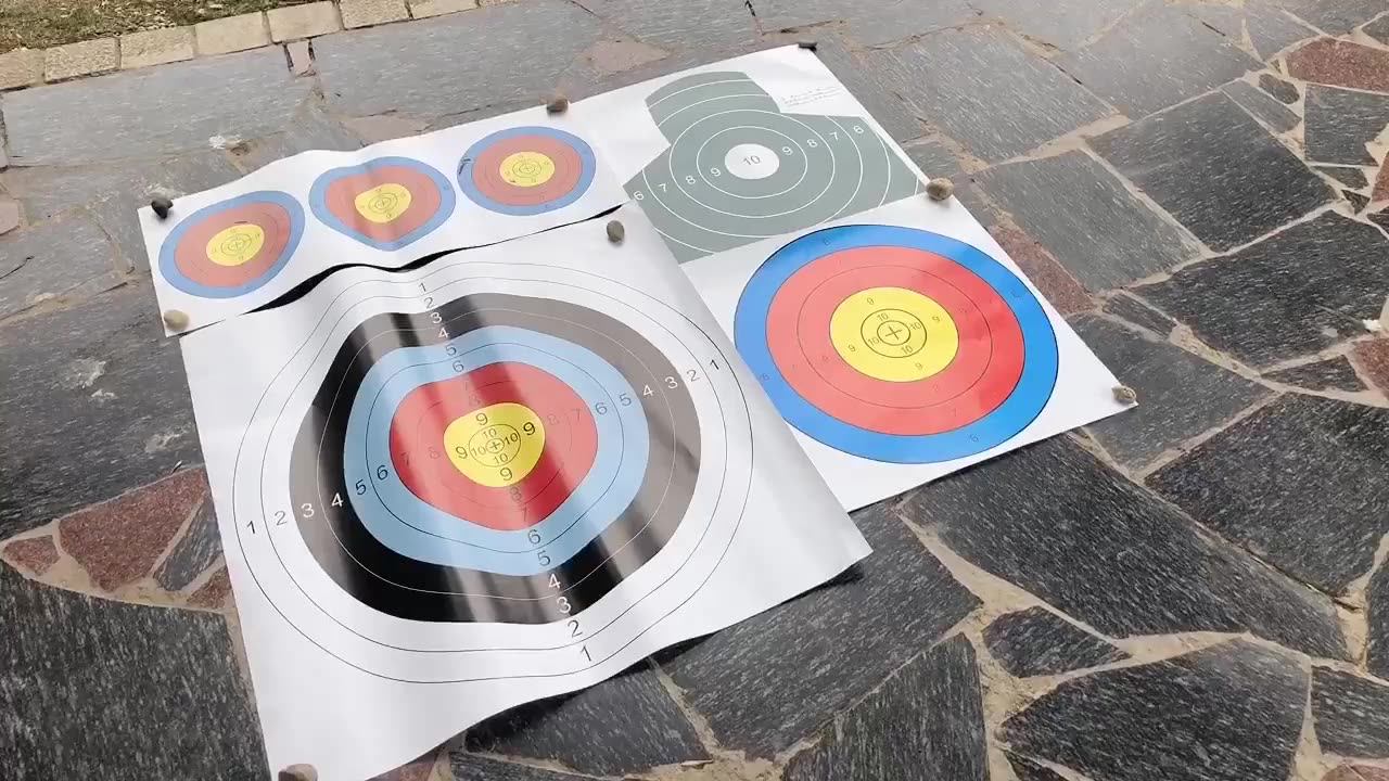 Wholesale Printable Shooting Targets Cardboard Paper Custom 10 Rings