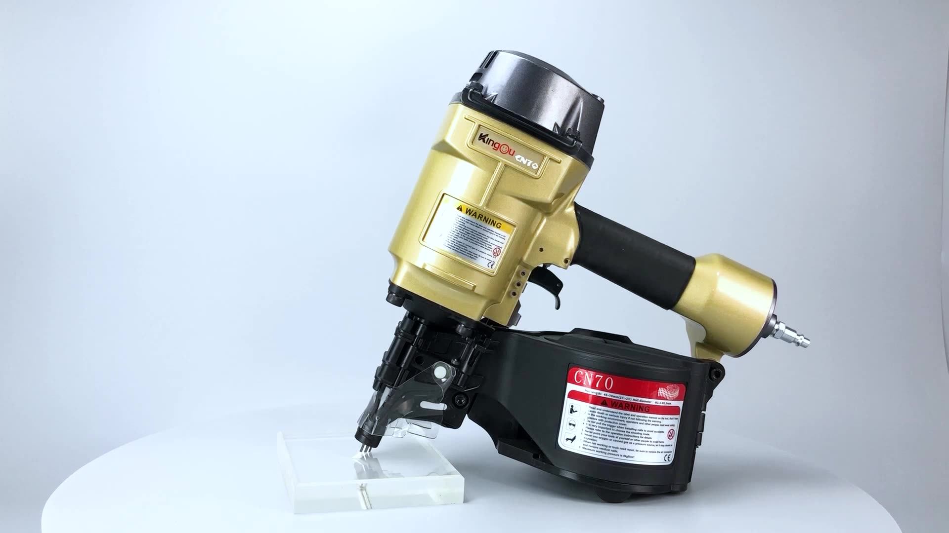 品質保証装飾エアネイルガンcn70空気圧パレット屋根コイルネイルガンバッソ釘打機屋根釘打機 Buy コイルネイルガンナイラー、ネイルガン