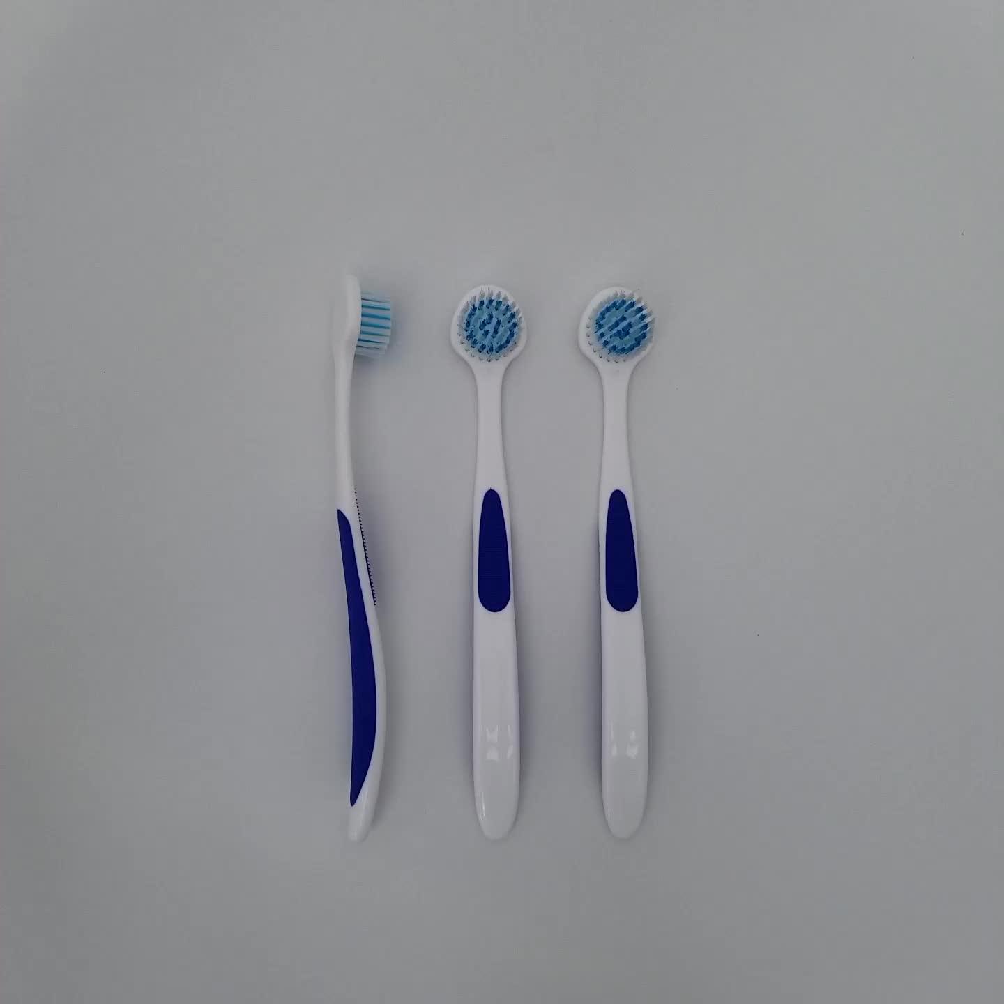 [933] Medium/hard Nylon Bristles Custom Packed Round Head Toothbrush