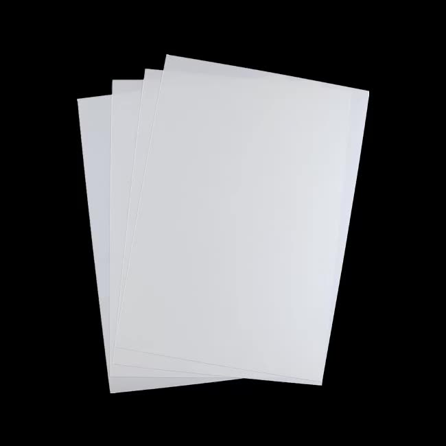 White 8.3 x 11.6 inch/ 21 x 29.5 cm Benvo 12 Sheets Printable Shrink Sheets Shrinky Art Film A4 Shrinkable Paper Film Plastic for Inkjet Printer Sanded Shrink Sheets for Creative DIY Handmade Craft 