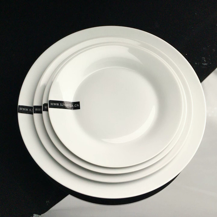 20pcs Round Porcelain / Ceramic Hotel Tableware Wholesale Luxury