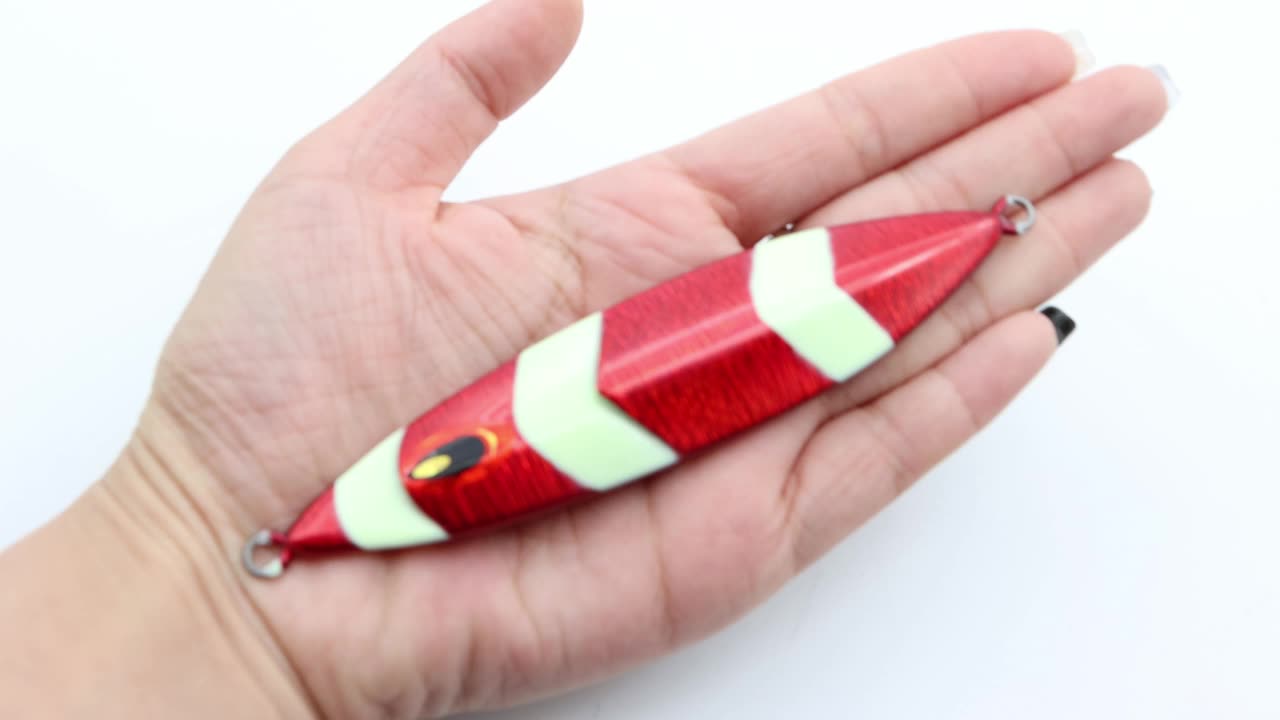 Thorforce 145g Slow Jigging Sinking Hard Lure Metal Jigging Lures Glow