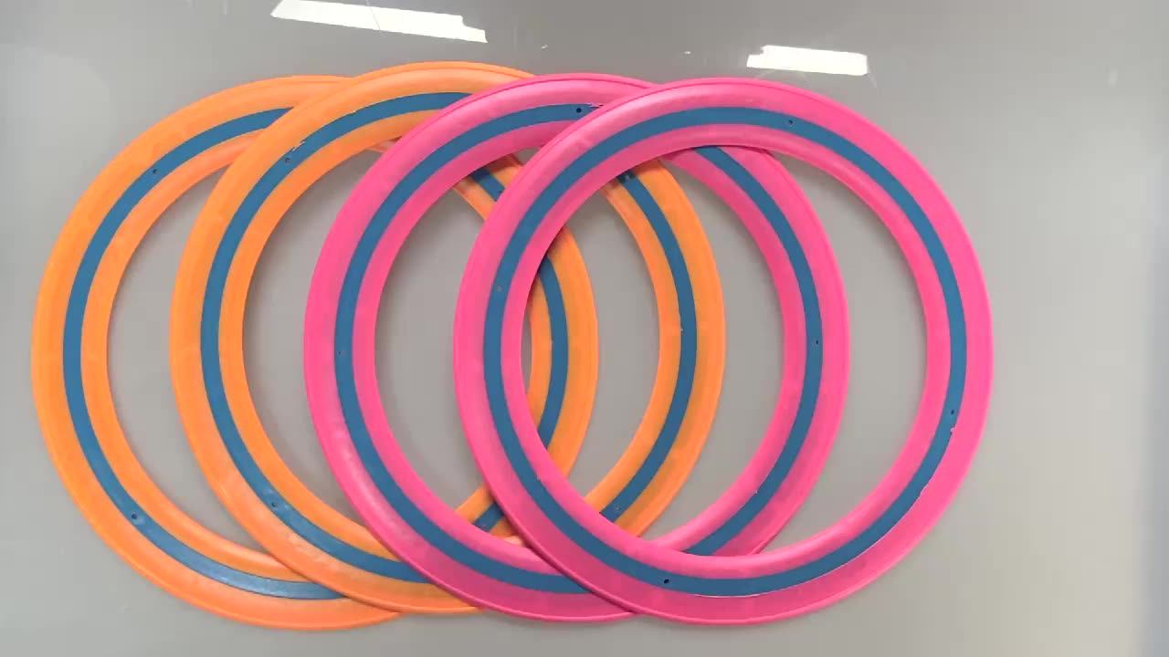 Kids And Adults Outdoor Active Throw And Catch Rubber Flying Disc