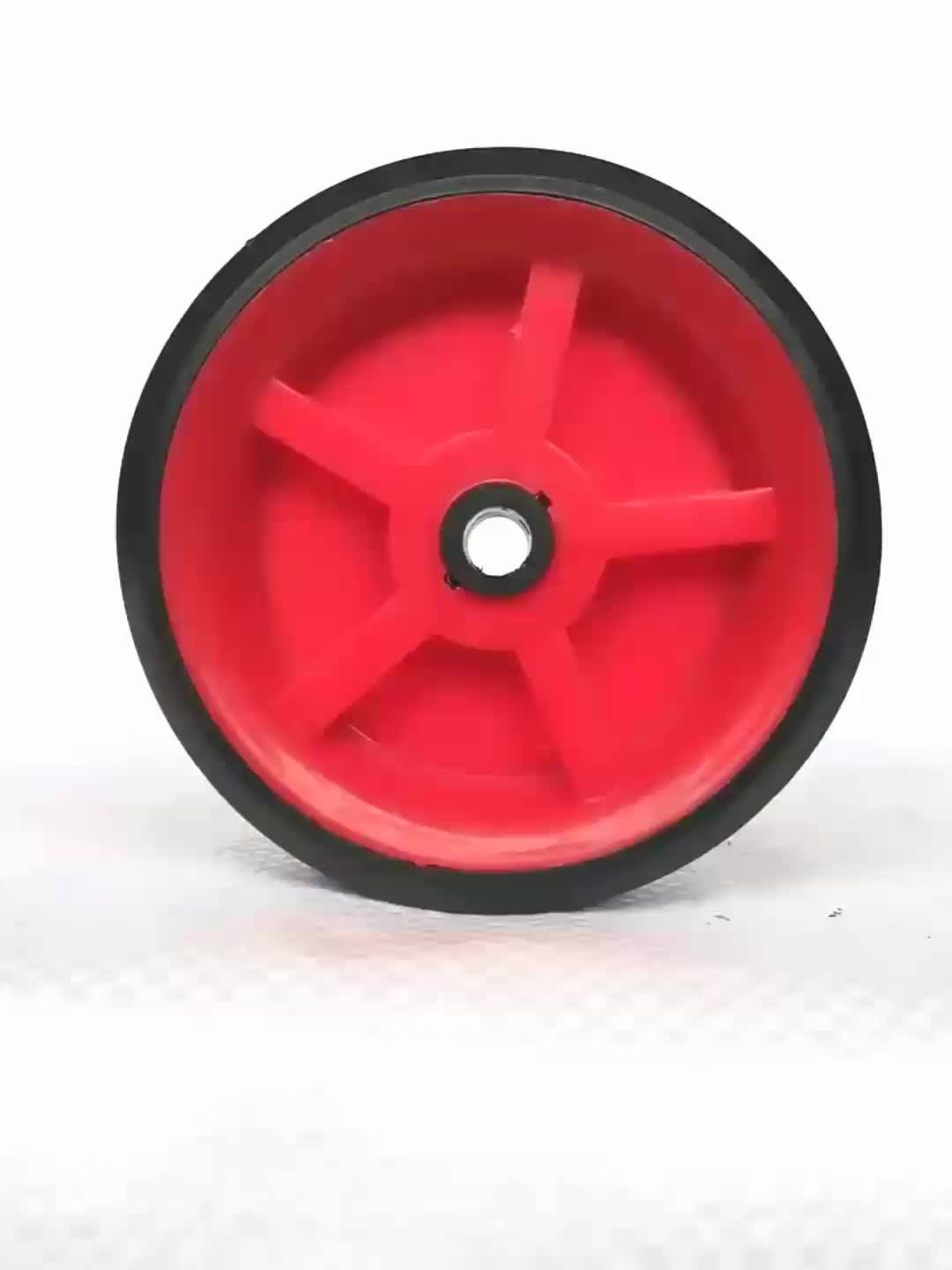 Hot Sale 3 Inch Solid Small Rubber Wheels Mini Bike Training Wheels