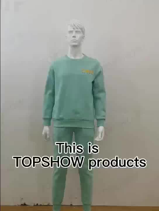 Custom Logo Blank Unisex Sweat Suit Set Men Plain Jogging Suits