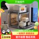 包邮优勤微波炉置物架厨房多功能台面电饭煲烤箱收纳架一体抽拉式