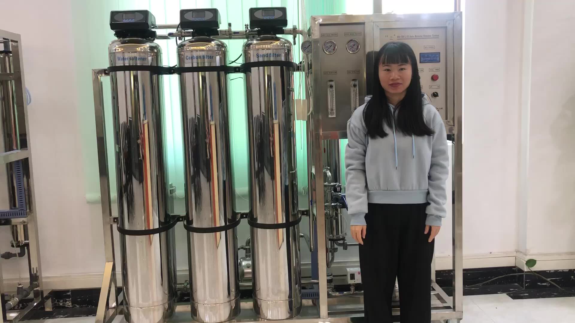 Hot Sale 500lph Drinking Distilled Water Machine / Industrial Water