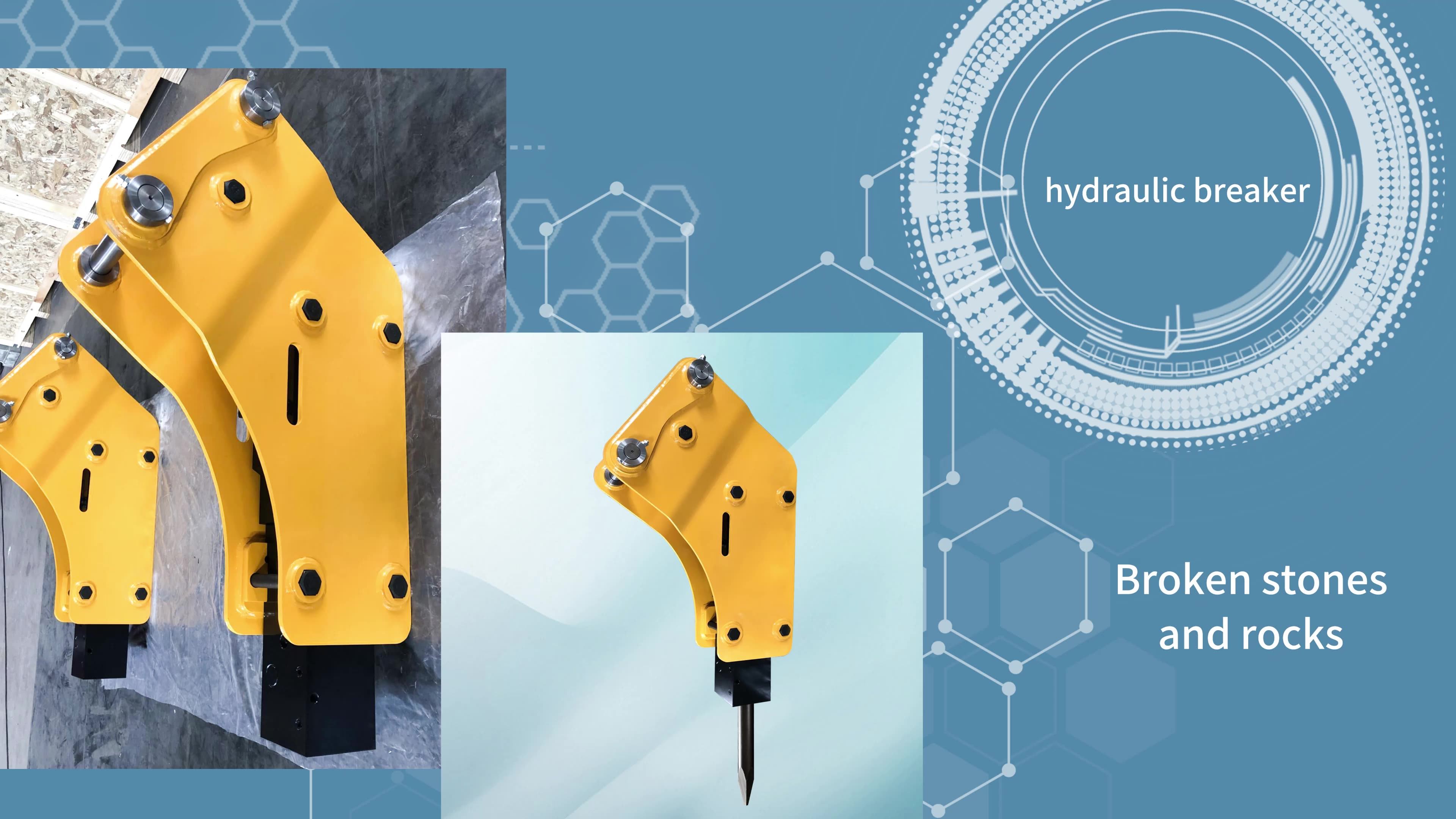 Voosch Nb1500 Silenced Hydraulic Breaker Hammer For Excavator Oem