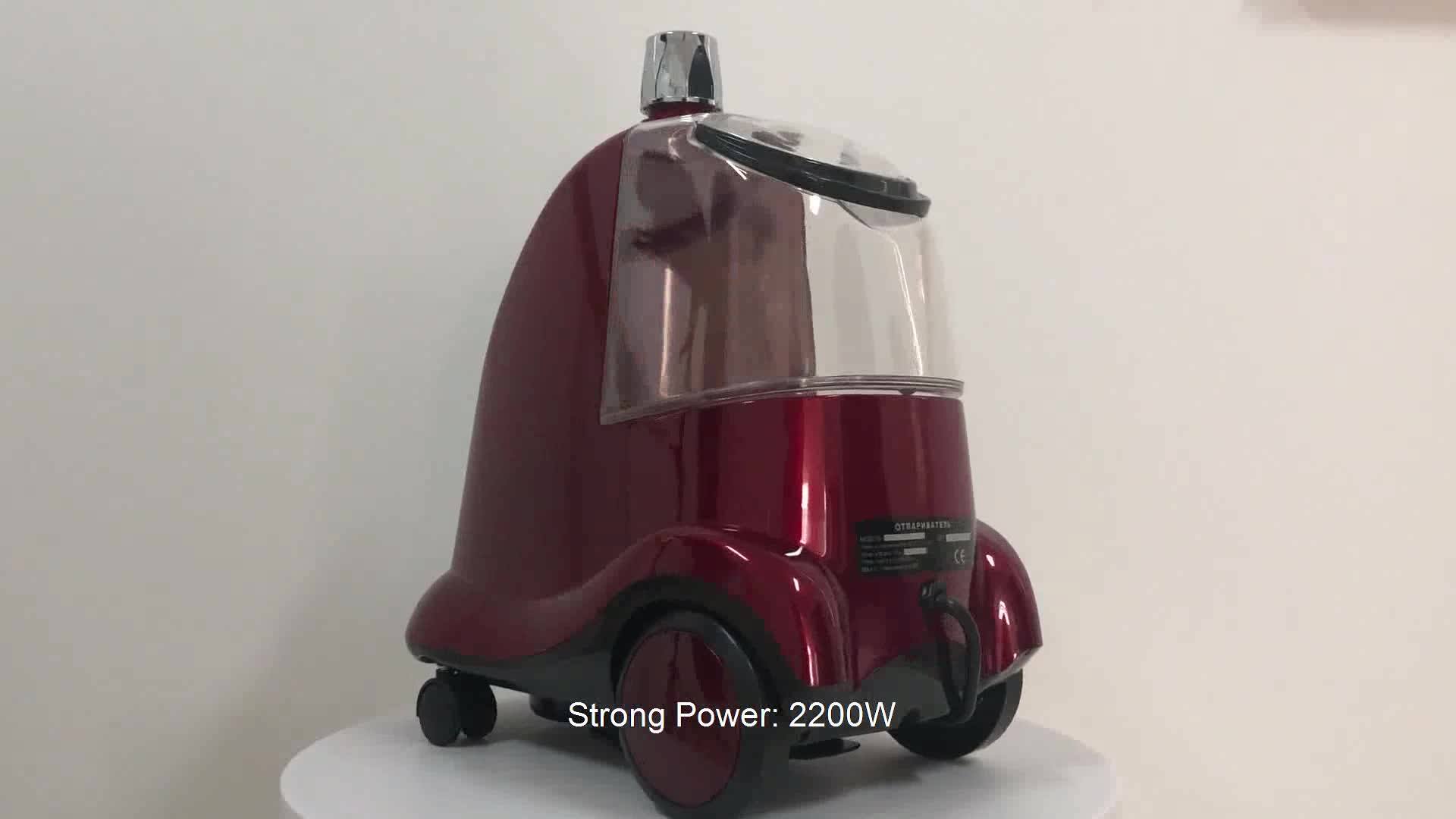 2200w Red High Pressure Home Touch Steamer Parts Standing Garment Steam