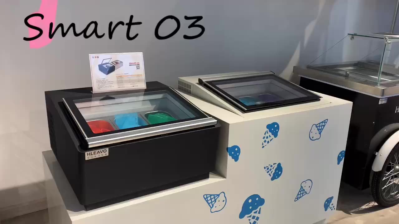 Square Glass Gelato Deep Freezer Ice Cream Showcase For Sale Buy Deep