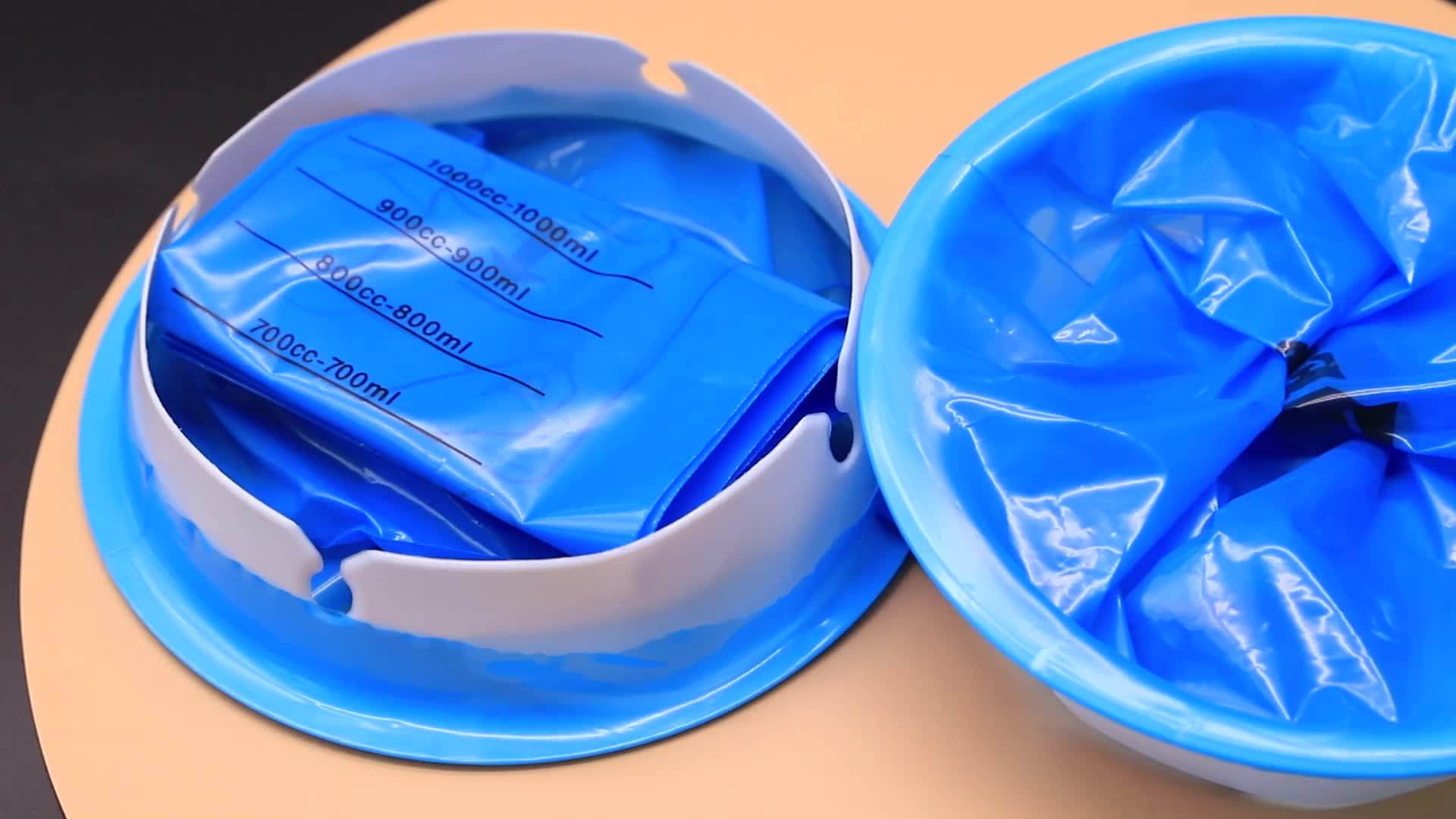 Purple Vomit Bag For Hospital Aircraft Drunk Sickperson Chronic Illness