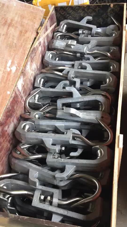 Sliding Wheel Hanging Roller Rolling Meat Hooks For Slaughterhouse