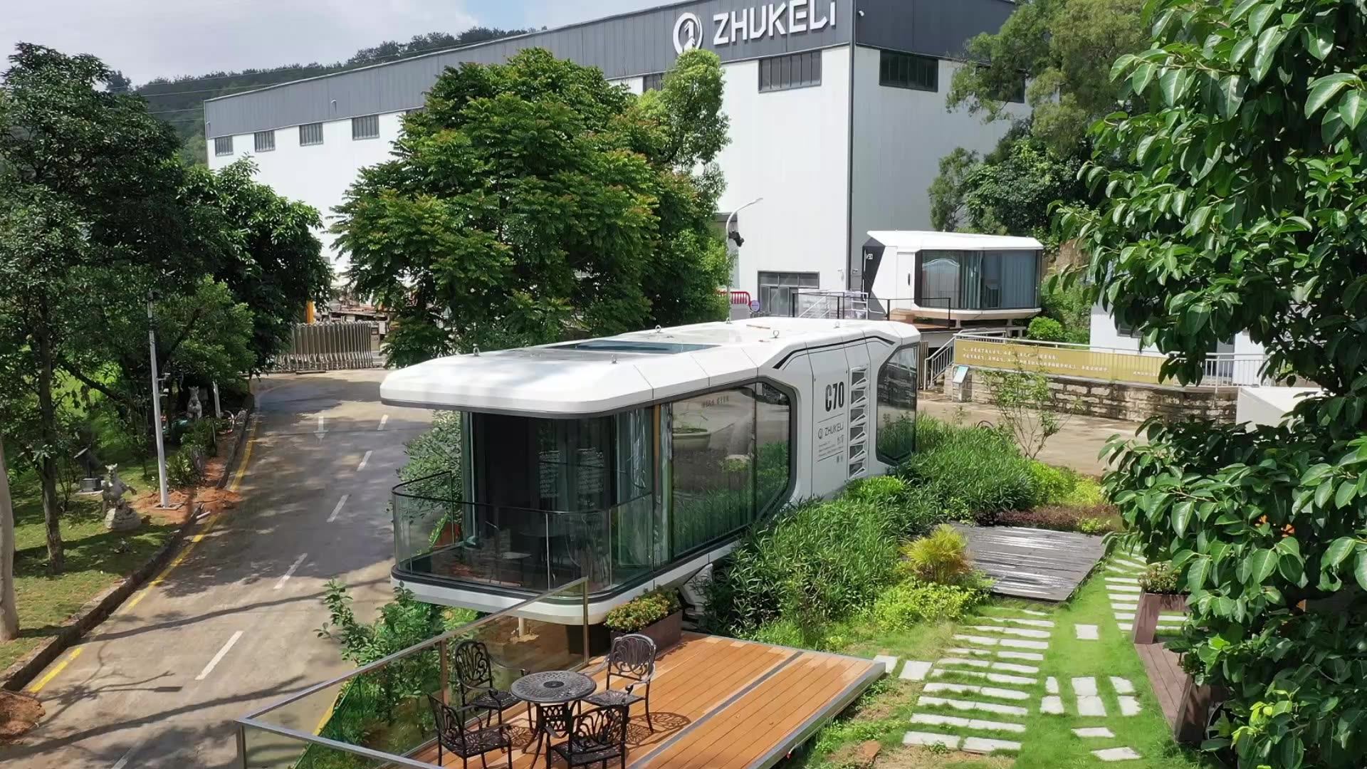 Mobile Modular Prefab Container Homes Capsule Vessel Tiny Cabin House