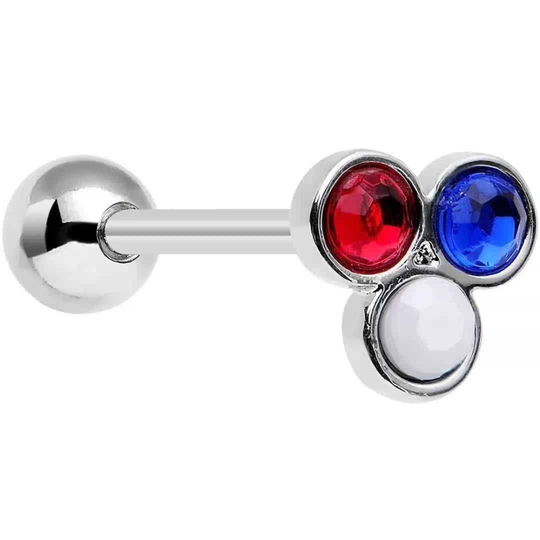 Silicone Coated Cheap Piercing Vibrating Tongue Rings Buy Cheap