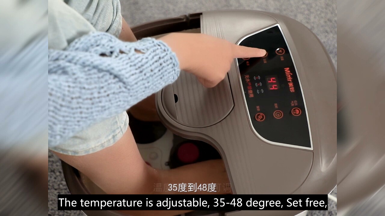 Healthcare Target Electric Heated Water Foot Bath Massager At Home