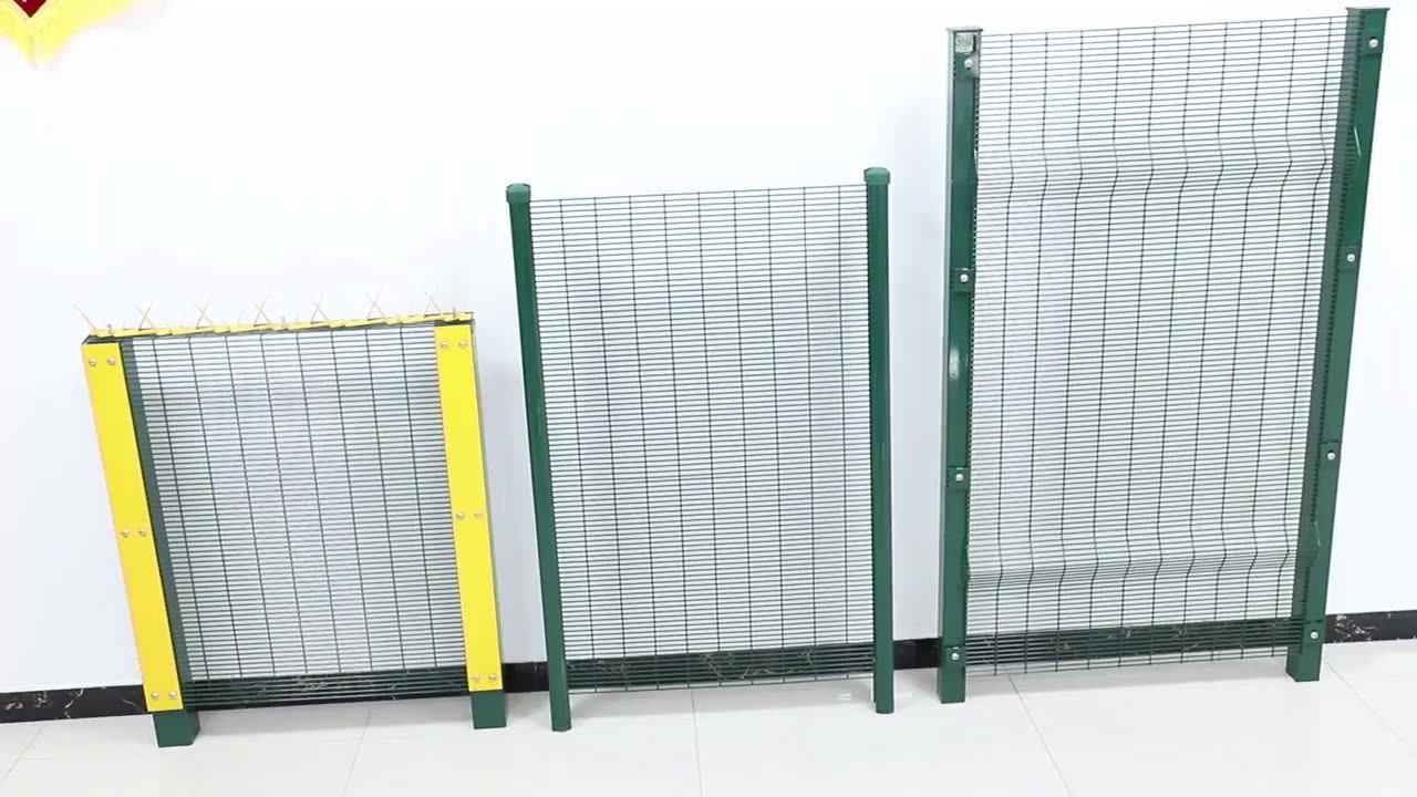 South Africa Clearvu Anti Climb Prison Fence Panels 358 Wire Mesh Anti