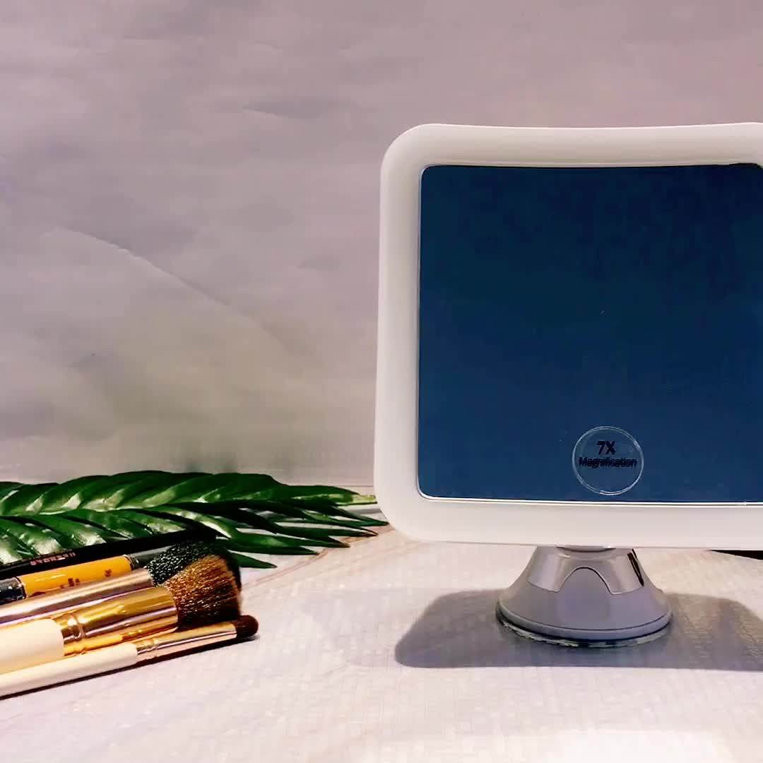 Hot Sell Bathroom Mirrors Stick On Wall Lighting Makeup Mirrors With