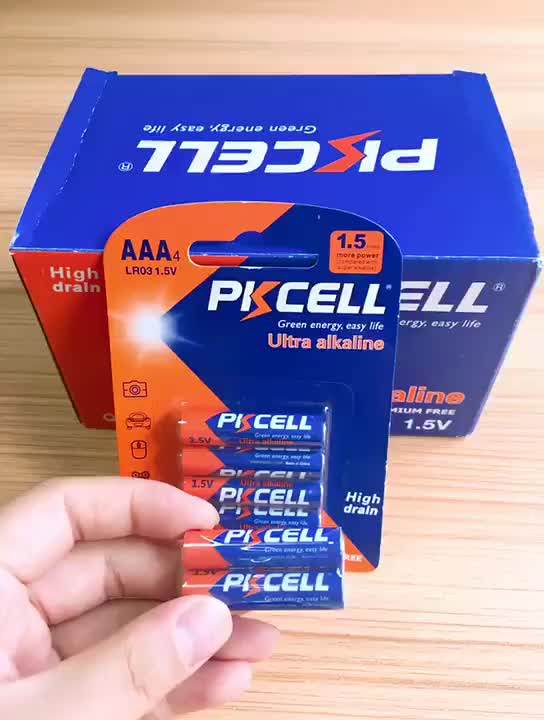 Ce Approved High Capacity Aaa Alkaline 1.5v Super Triple A Size Dry