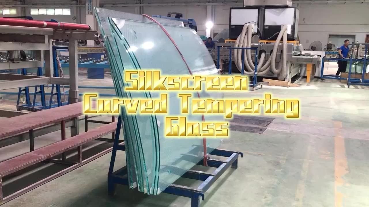 17.52mm Curved Laminated Glass Esg Clear Low Iron Pvb Sgp Film Bend