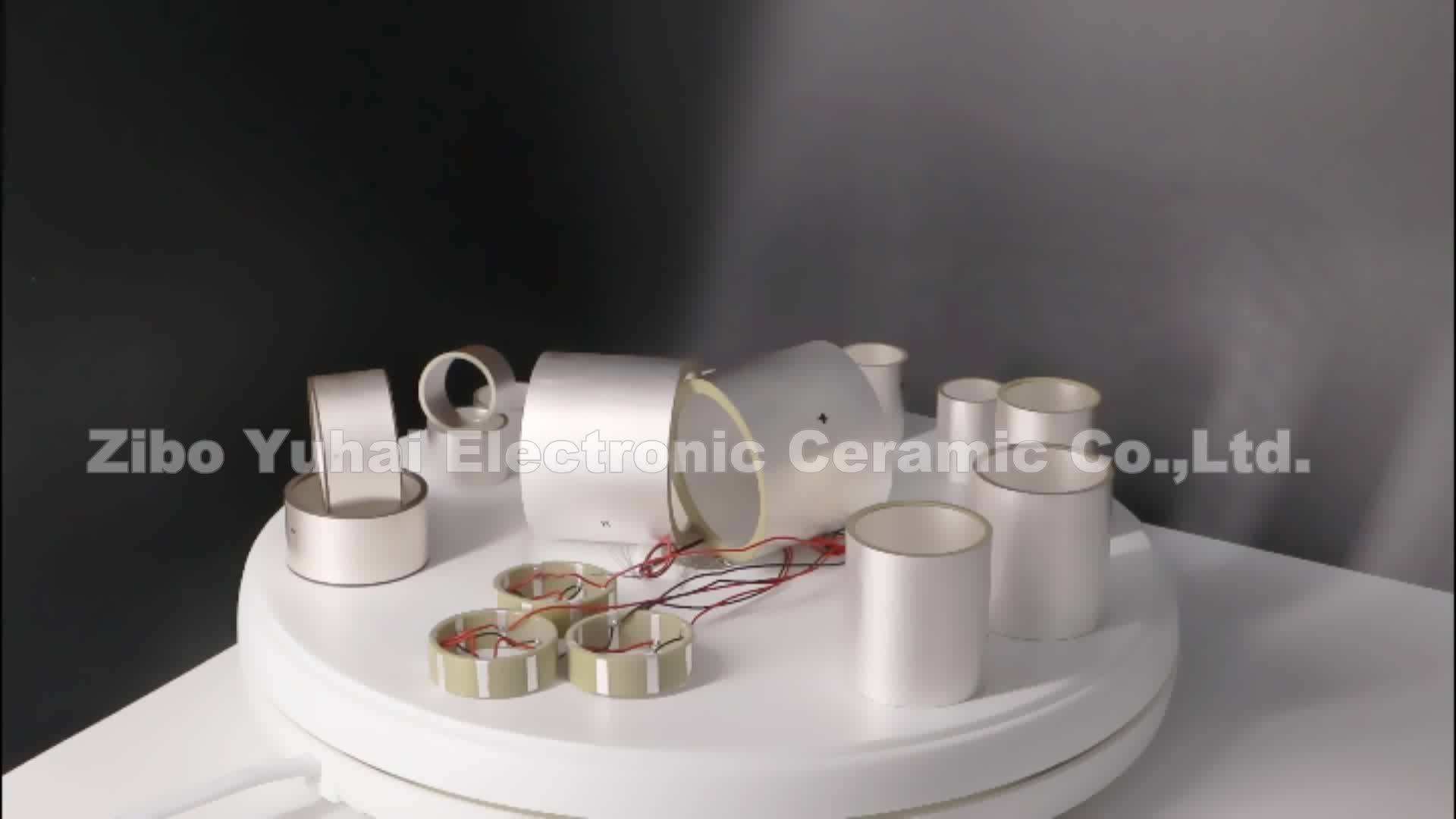 Piezo Crystal Pzt52 Piezo Shear Mode Piezoelectric Ceramic Tube Piezo