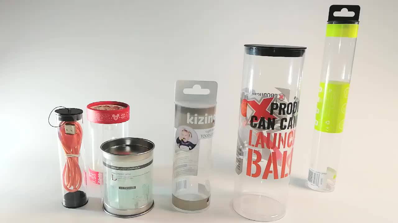 Transparent Small Clear Pvc Tube Packaging Cylinder Box Buy