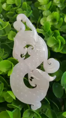 Carved Dragon Jade Flower Special offer