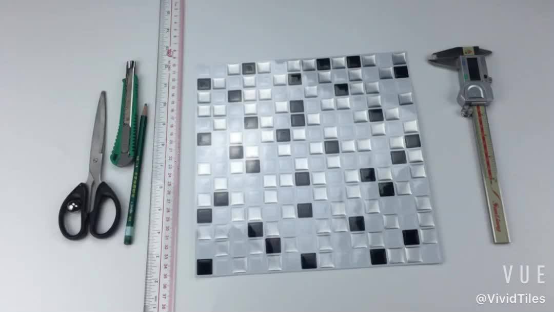 Vivid Tiles Factory Outlet New Stick And Go Removable 3d Sticky Wall