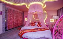Отель Boating-Love Nest Themed Hotel (chengdu East Stop Shop) Pink Temptation