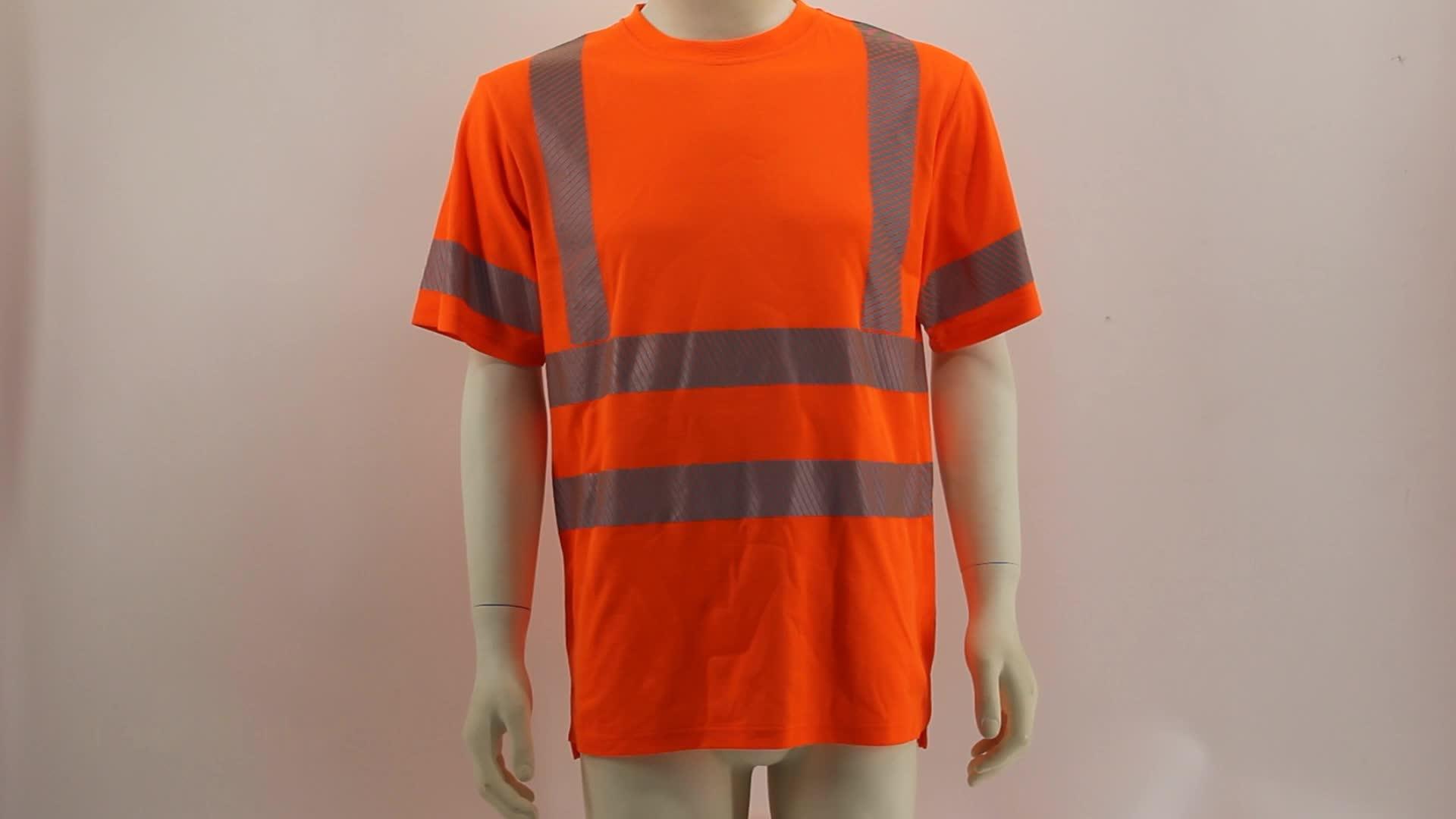 High Quality Custom Cheap Wholesale Uniform Safety Work Reflective Polo