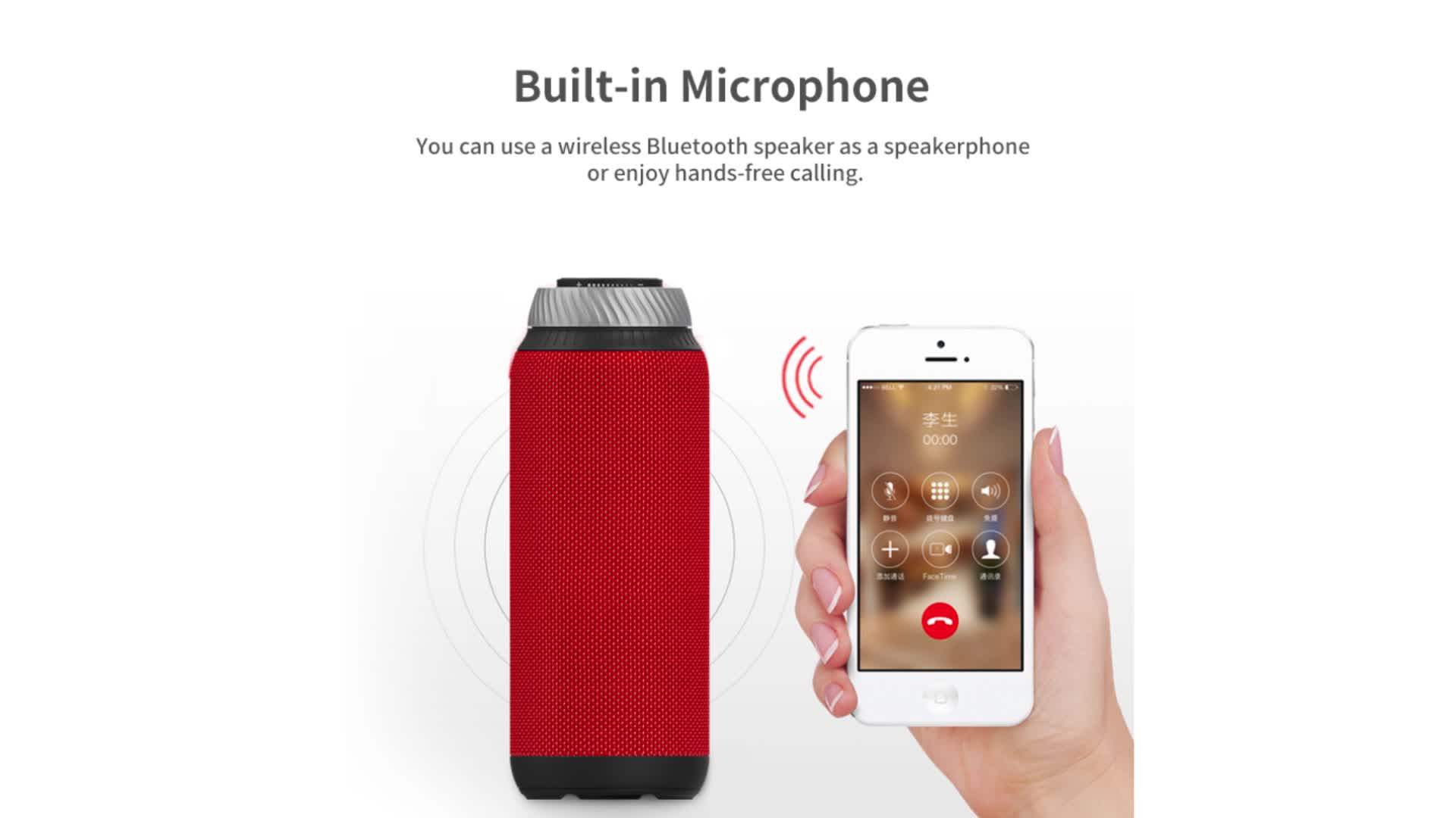 20W Soundbar Portable Column Wireless Bluetooth Speaker Powerful 3D Music Sound (HA5)(1U57) main image 1