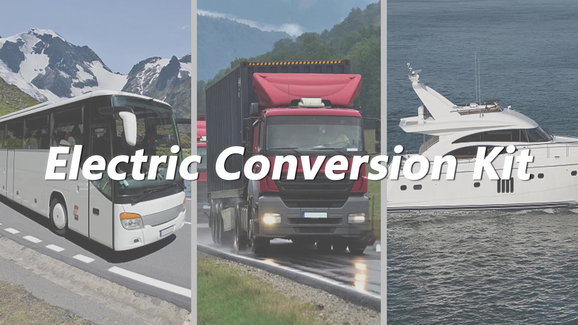 Full Electric Vehicle Kit 3t 10t Ev Electric 100kw Pmsm New Energy