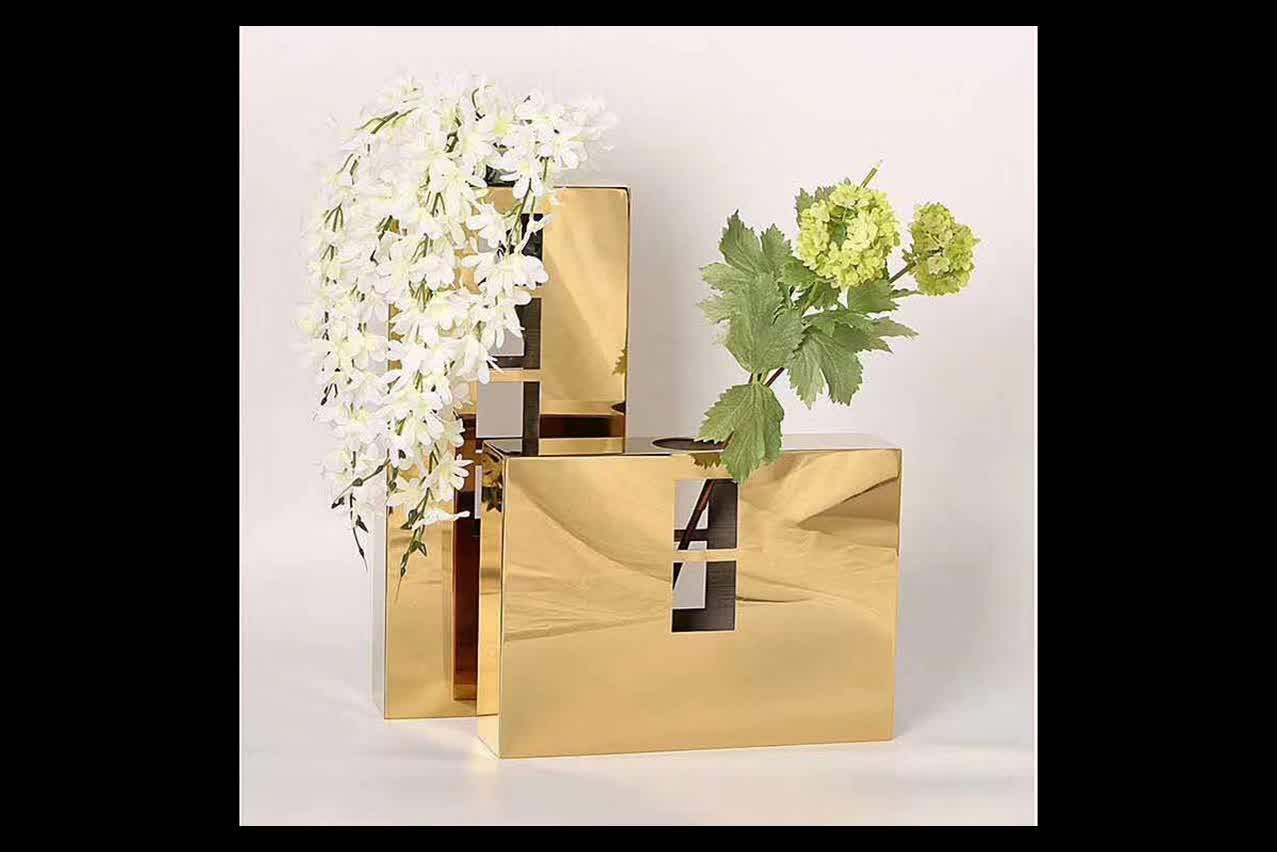 Top Quality Outdoor High Galvanized Large Flower Vase For Flowers Buy