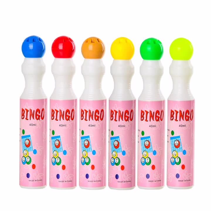 Super Dauber Marker 4oz. Bingo Supplies Neon Glitter Bingo Dabber Buy
