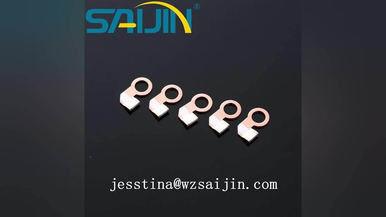 Saijin Electrical Silver Inlay Contact Strip Copper Spring Board