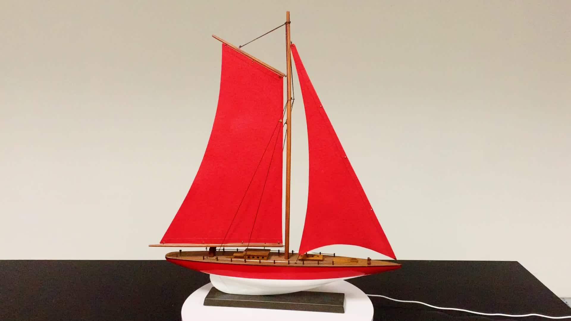 Wooden Modern Ship Model For Home Boat Souvenir Best Decoration Art
