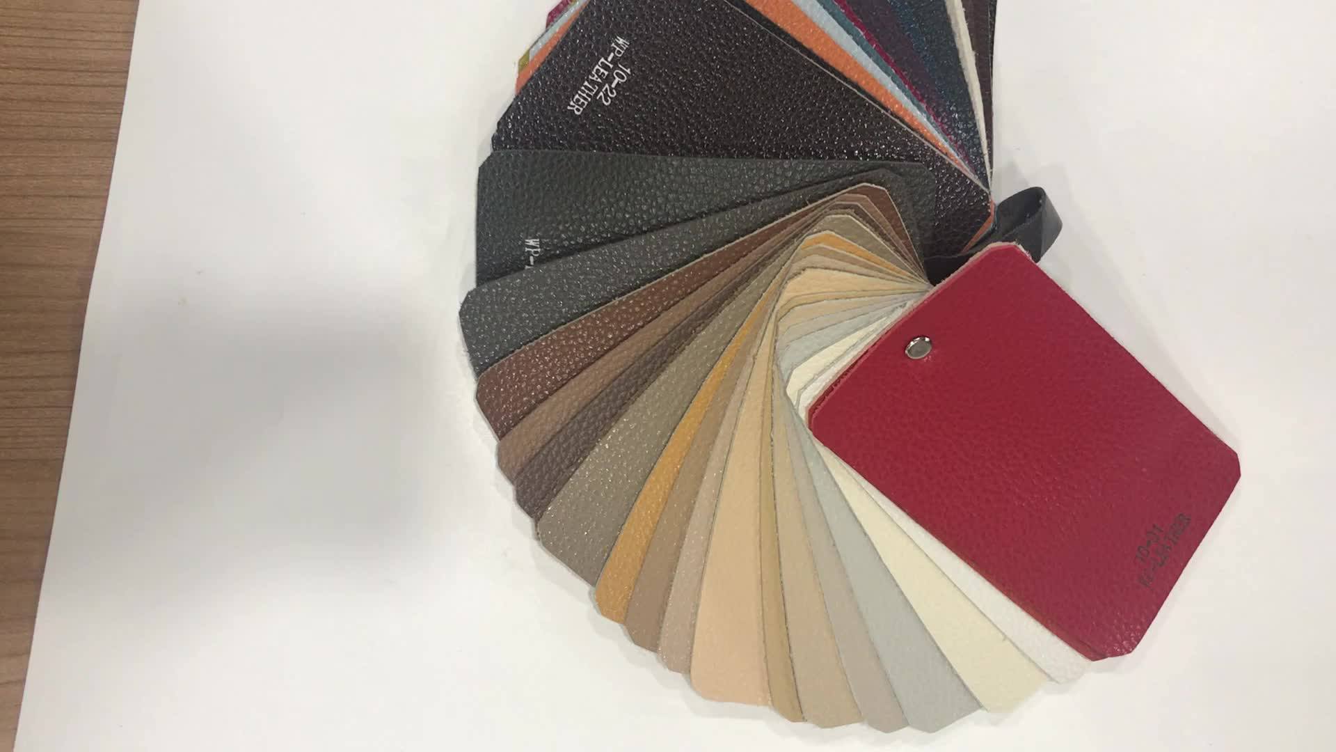 1.5mm Stocklots Synthetic Microfiber Leather Eco Friendly Embossed