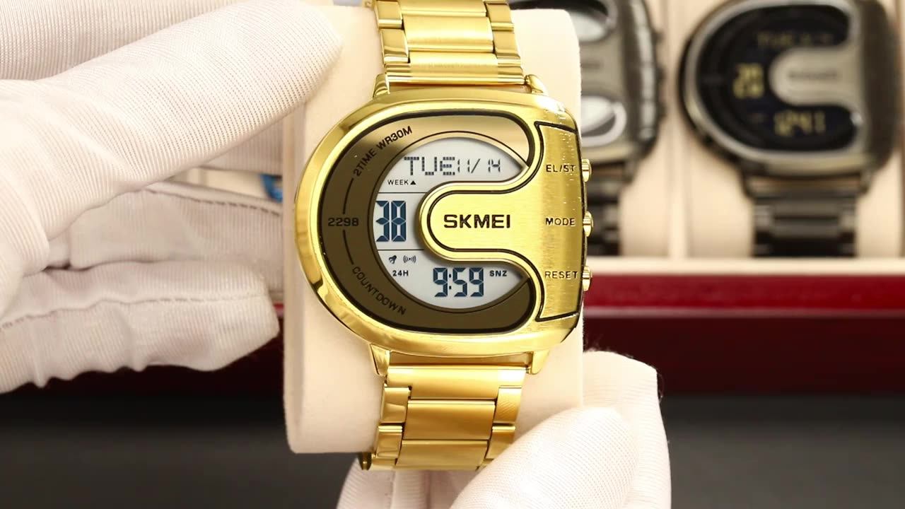  クォーツ 腕時計 SKMEI 2298 Men's Luxury Digital Watch - Waterproof, Stainless