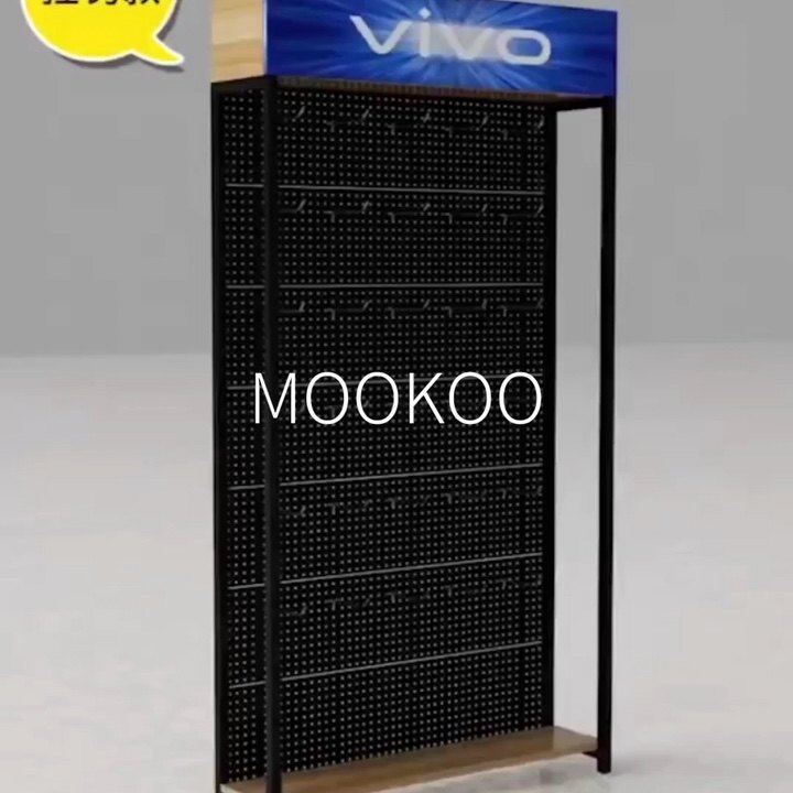 Retail Mobile Phone Accessories Display Shelf Digital Furniture Custom