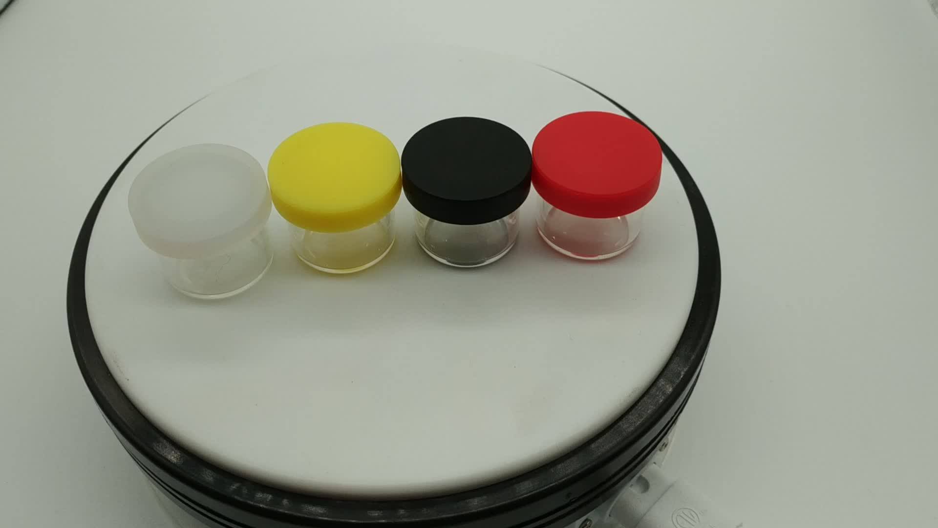 6ml Glass Wax Containers Clear Color Wax Oil Concentrate Container Glass Dab Jar Buy Glass Wax