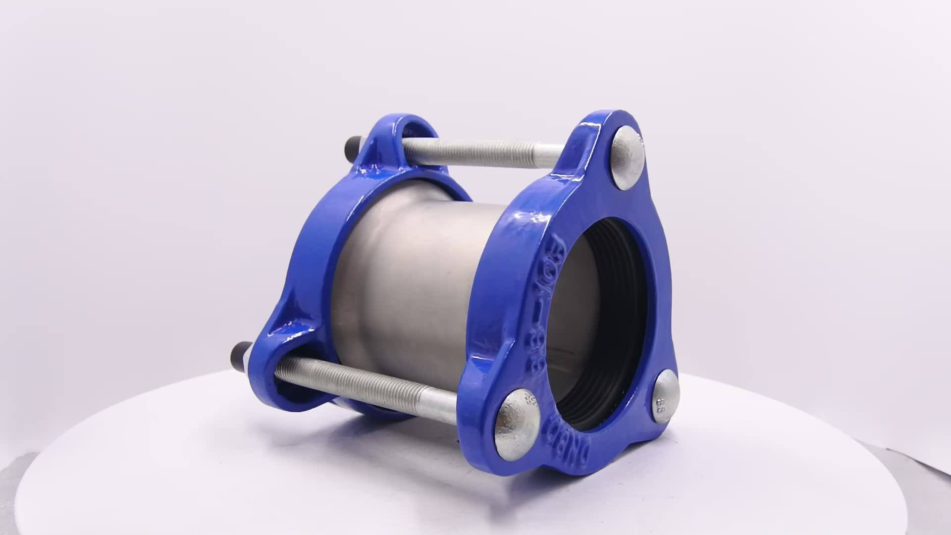 Drainage Pipe Fittings Rubber Sleeves Pvc Fast Connector Exhaust Pipe