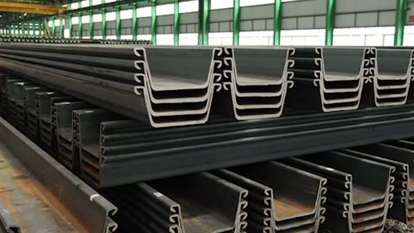 Supply High Quality U /z Shape Structure Cold Rolled Steel Sheet Pile
