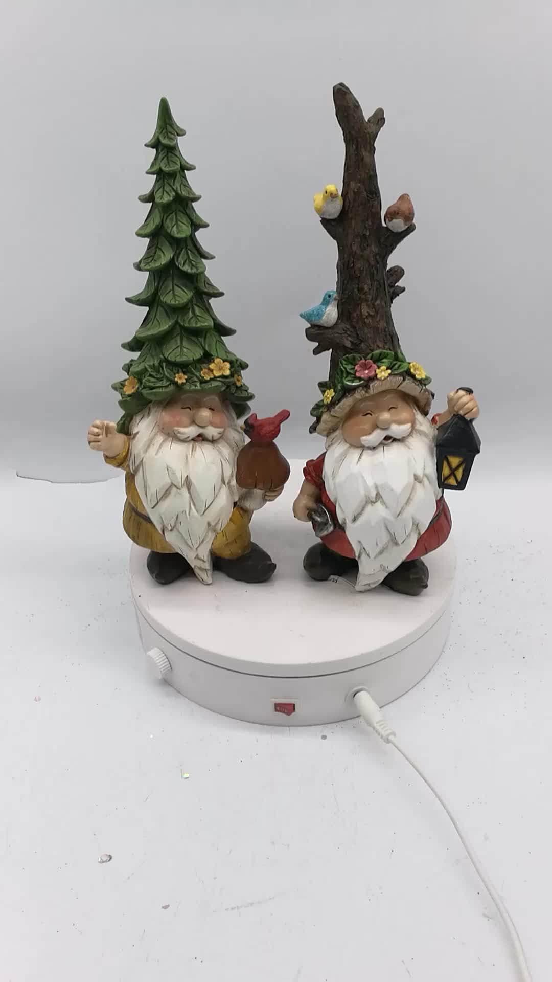 Unique Gnome Twin Set Of 2 Cute Gnomes Garden Gnomes Statues Buy