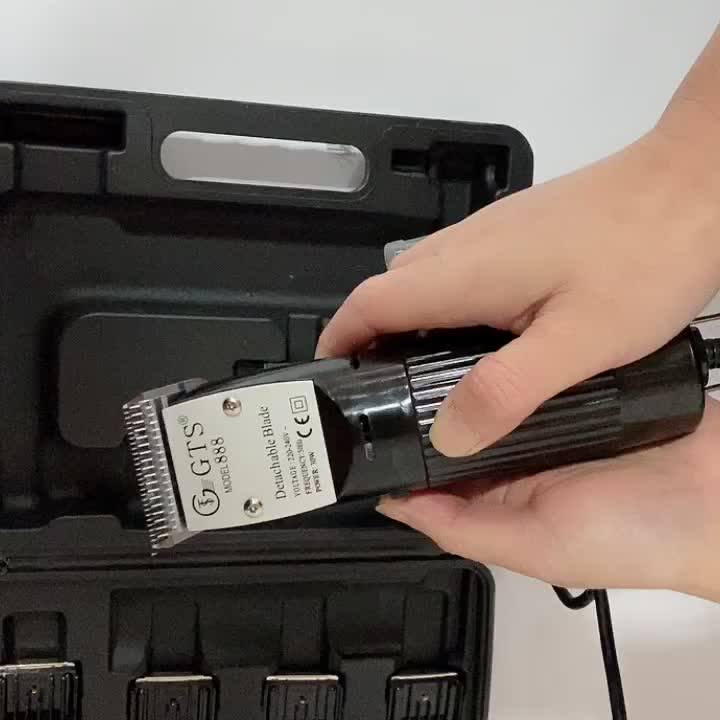 Detachable Blade Adjustable Professional Animals Dog Cat Hair Cutting