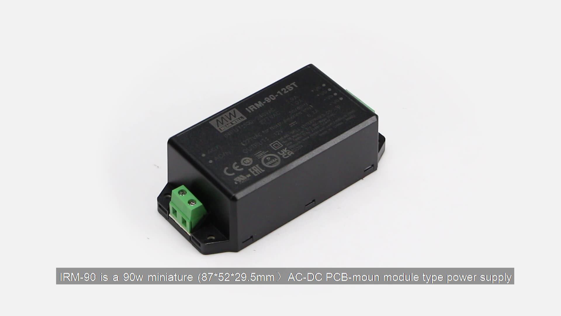 Mean Well IRM-10-24 Alimentation à Découpage 10W 0.42A - Convertisseur Fiable Pour Électronique
